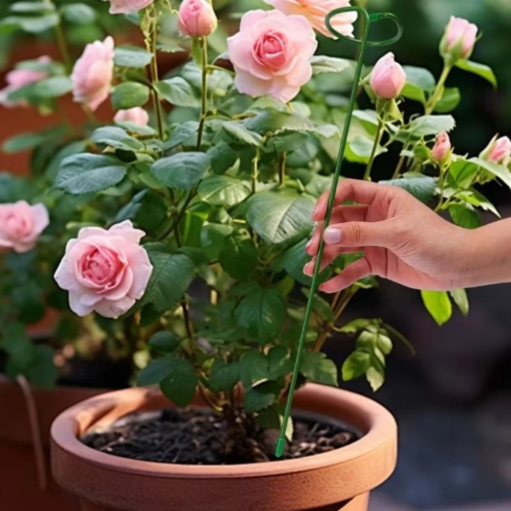 Plant Parent Tools - โครงเหล็กใหม่สำหรับรองรับต้นไม้ ป้องกันการตกหล่น ใช้ซ้ำได้ อุปกรณ์ยึดต้นไม้ในสวน อุปกรณ์ทำสวน