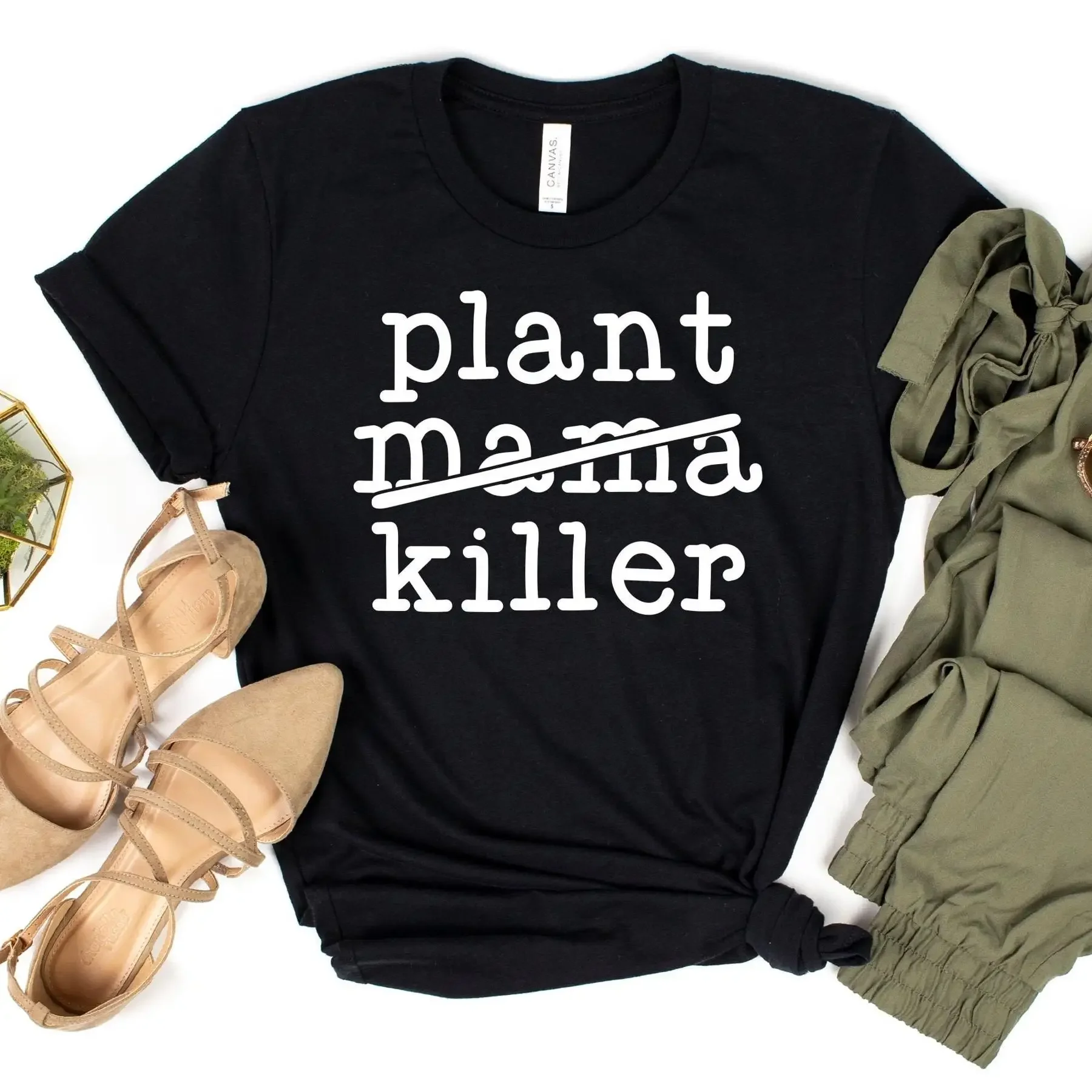 Plant Parenthood - เสื้อยืดลาย Plant Killer สำหรับคุณแม่ผู้รักการทำสวน