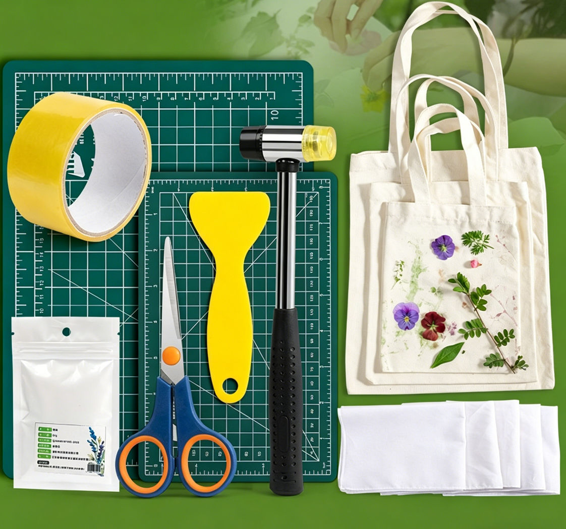 Plant Parent Toolkit - ชุดทำสีใบไม้ DIY, ชุดเครื่องมือพิมพ์ลายสีธรรมชาติสำหรับเด็ก กิจกรรมงานฝีมือทำเองสำหรับเด็กและผู้ปกครอง
