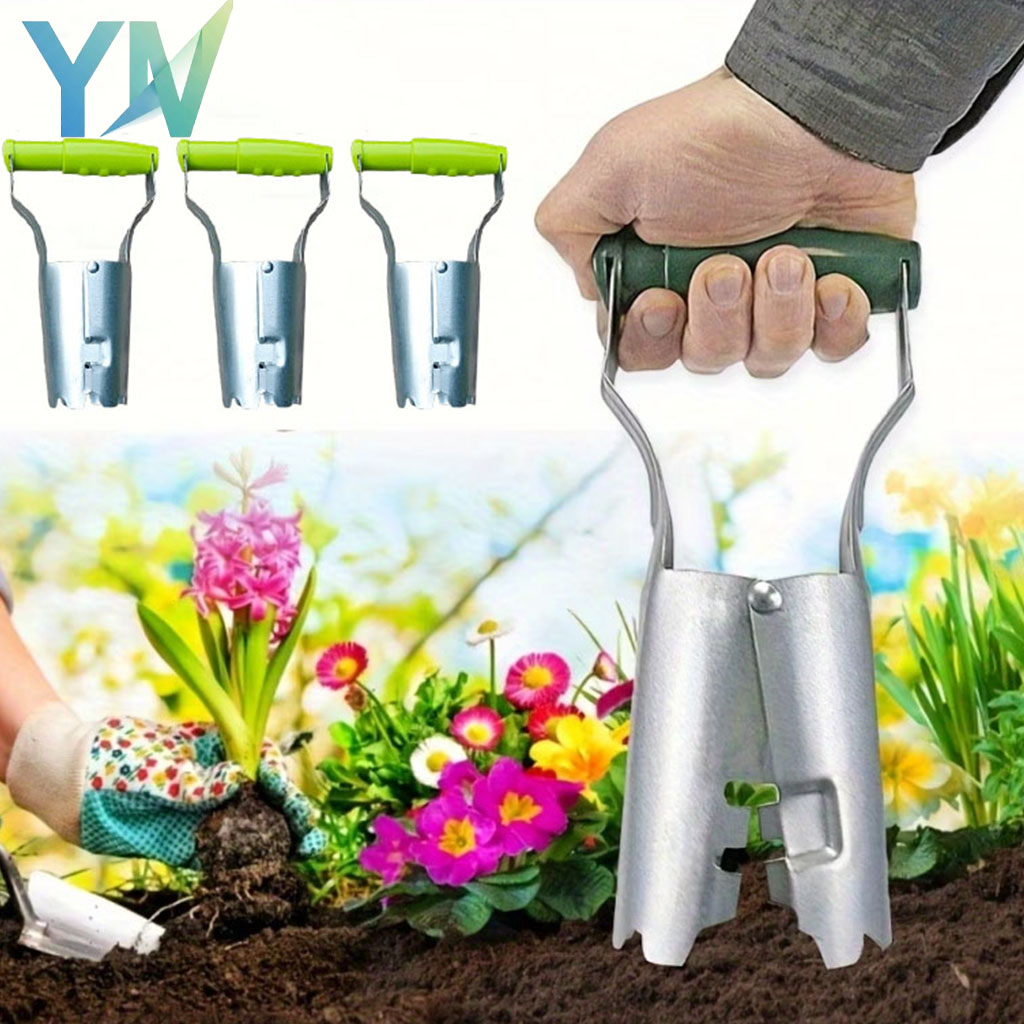 Plant Parent Tools - เครื่องปลูกต้นกล้าแบบมือถือ 1-5 ชิ้น สำหรับเจาะหลุม ปลูกดอกไม้ ปลูกผัก