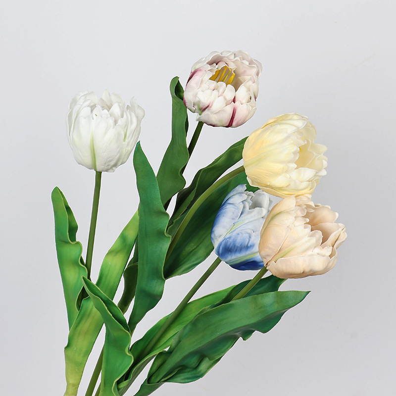 Plant Parenthood - ดอกทิวลิปประดิษฐ์ขนาด 61 ซม. แบบสัมผัสเหมือนจริง สำหรับเจ้าสาวถือในงานแต่งงาน ตกแต่งบ้าน