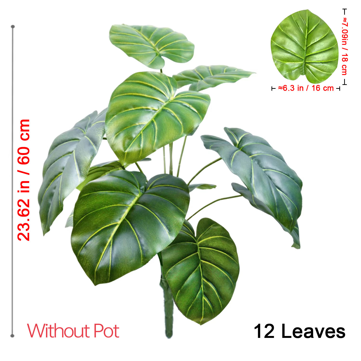 ต้นปาล์มประดิษฐ์เหมือนจริง 1 ช - Fiddle Leaf Fig บทวิจารณ์และราคา