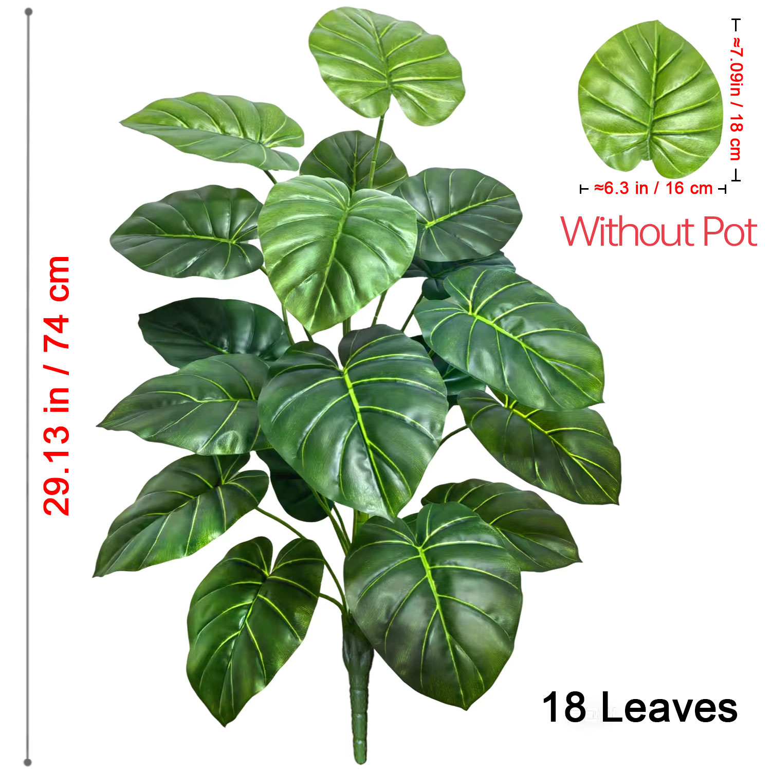 ต้นปาล์มประดิษฐ์เหมือนจริง 1 ช - Fiddle Leaf Fig บทวิจารณ์และราคา