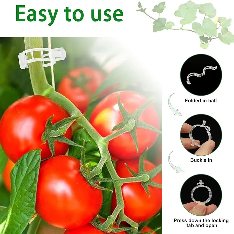 100PCS โรงงานคลิปยึด Reusable  - Plant Parent Tools บทวิจารณ์และราคา
