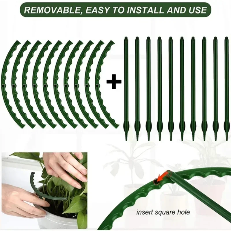 โรงงานพลาสติกสนับสนุน Pile Sta - Plant Parent Tools บทวิจารณ์และราคา
