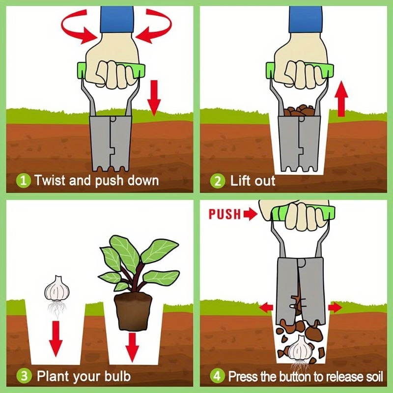 เครื่องปลูกต้นกล้าแบบมือถือ 1- - Plant Parent Tools บทวิจารณ์และราคา