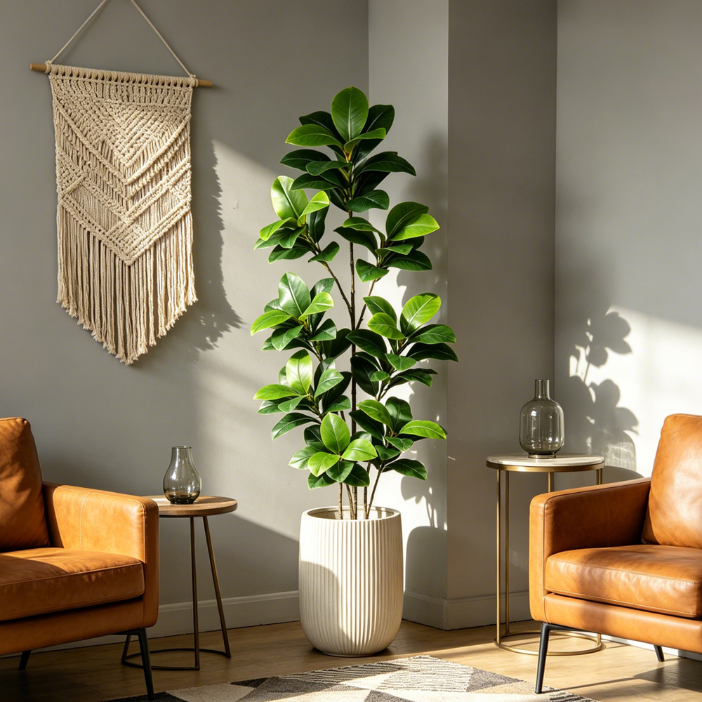 ต้นไทรประดิษฐ์ขนาดใหญ่ 74-140  - Fiddle Leaf Fig บทวิจารณ์และราคา