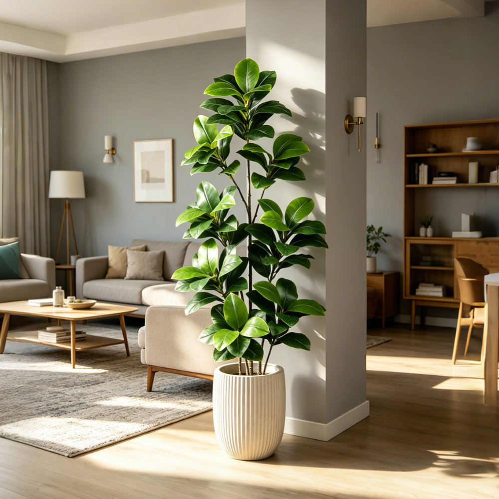ต้นไทรประดิษฐ์ขนาดใหญ่ 74-140  - Fiddle Leaf Fig บทวิจารณ์และราคา