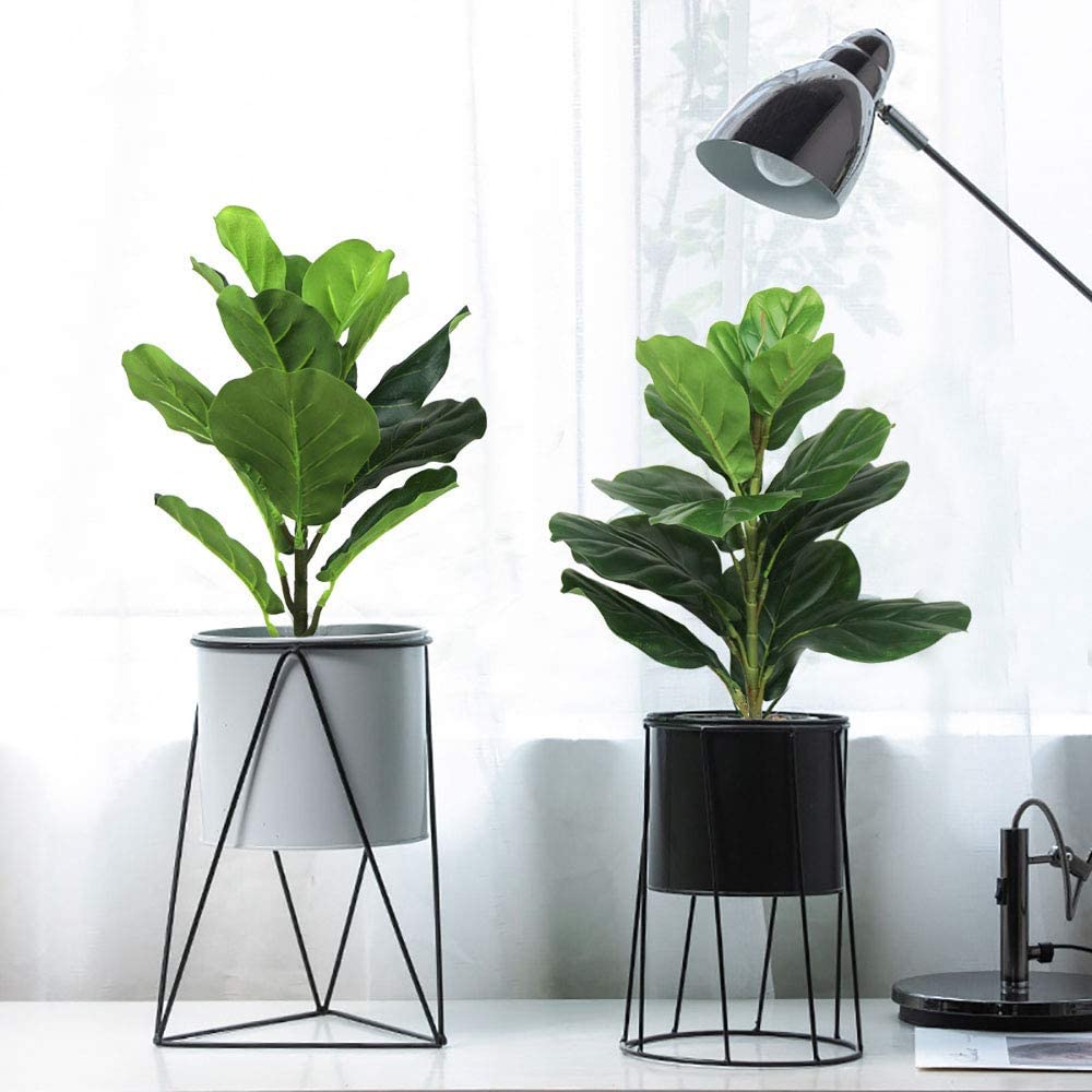 AB33-2Pcs ประดิษฐ์ Fiddle Leaf - Fiddle Leaf Fig บทวิจารณ์และราคา