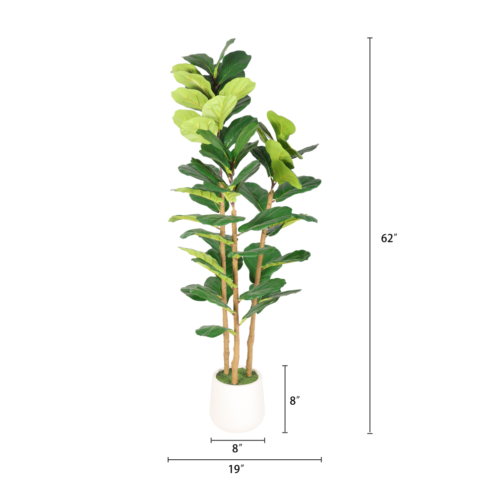 ต้นไม้ประดิษฐ์ฟิโด้ลีฟฟิกลูคสู - Fiddle Leaf Fig บทวิจารณ์และราคา